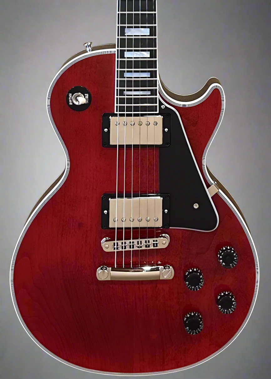 "Made to Measure" Les Paul Custom - Wine Red w/Ebony - Image 2