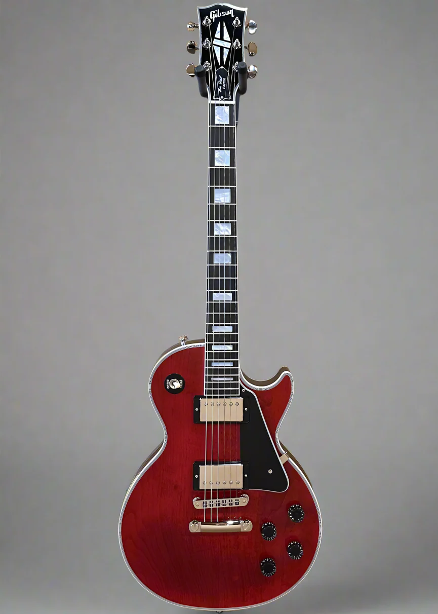 "Made to Measure" Les Paul Custom - Wine Red w/Ebony - Image 3
