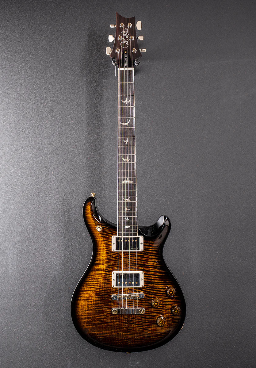 McCarty 594 10 Top - Black Gold Wraparound Burst w/Black Rainbow Holoflake - Image 3