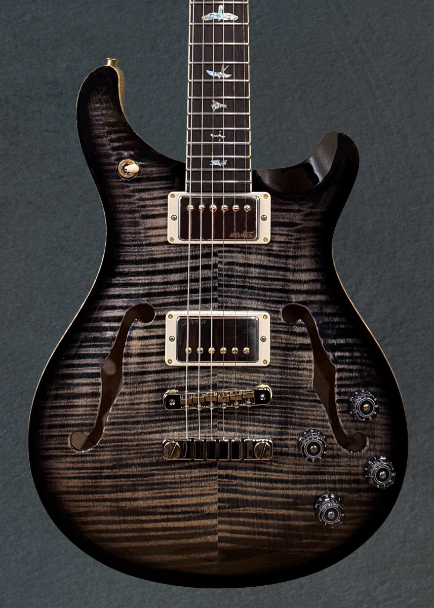 McCarty 594 Hollowbody II 10 Top - Charcoal Burst - Image 2