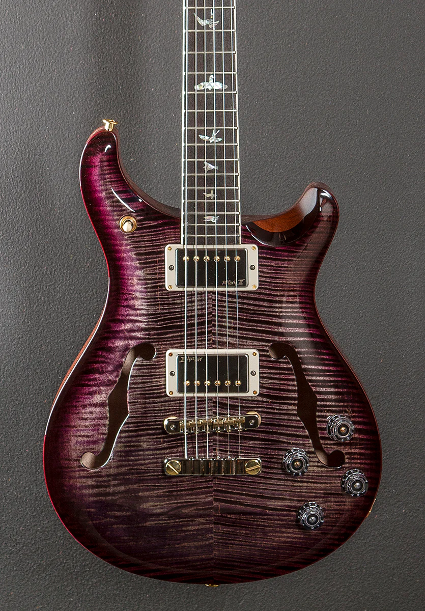 McCarty 594 Hollowbody II 10 Top - Charcoal Purple Burst - Image 2