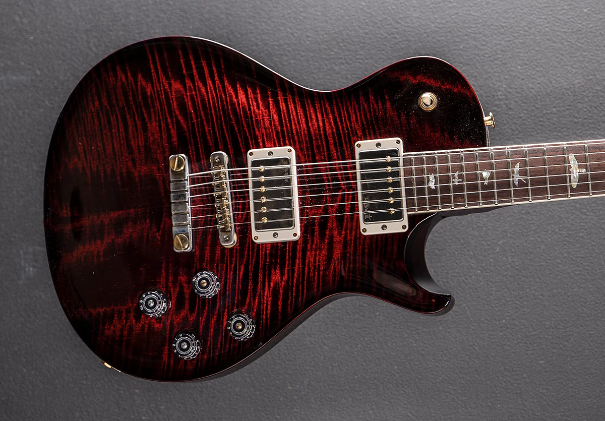 McCarty 594 Singlecut 10 Top - Fire Red Wraparound Burst