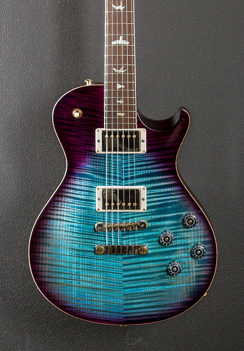 McCarty 594 Singlecut Wood Library Limited - Aquableux Purple Burst w/Brazilian - Image 2