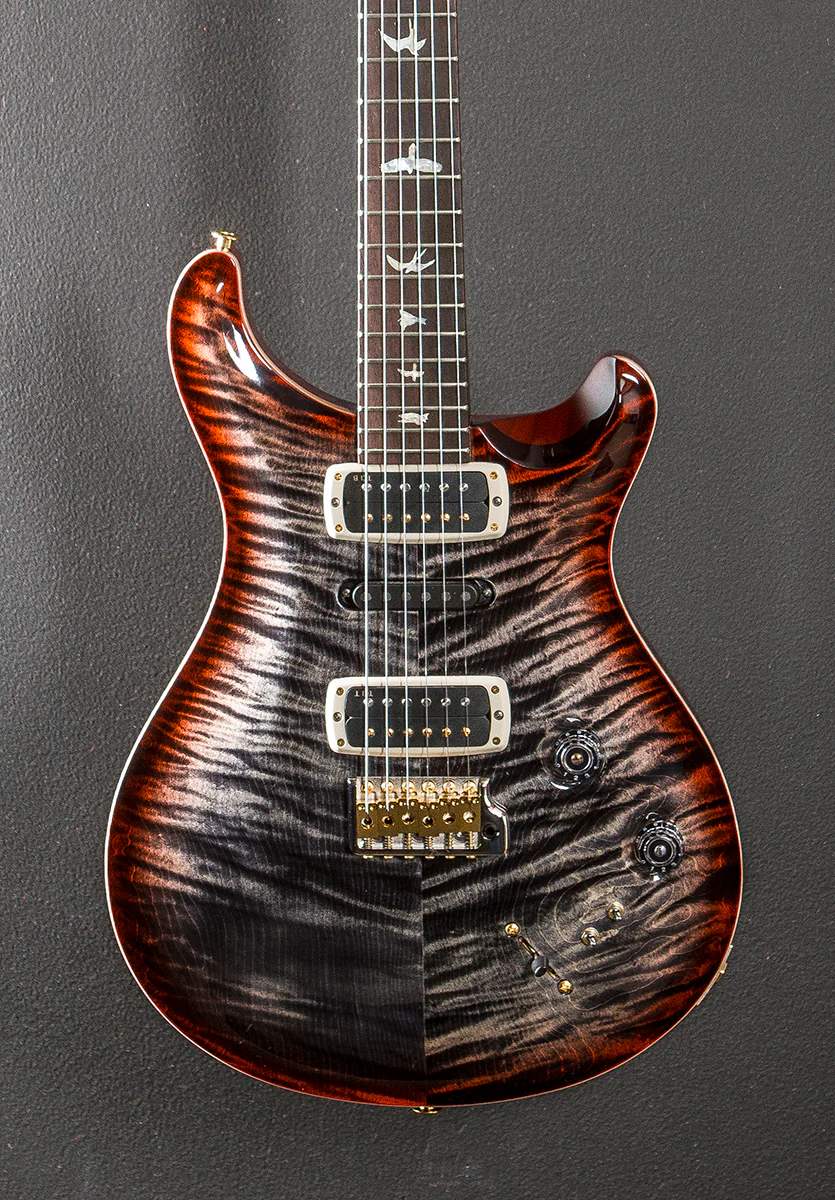 Modern Eagle V Wood Library Limited - Charcoal Cherry Burst w/Brazilian - Image 2