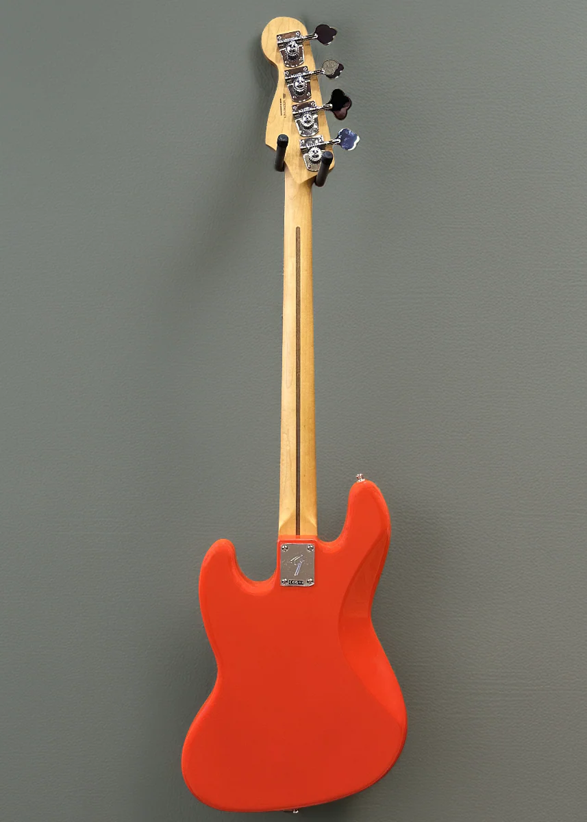 Player II Jazz Bass - Coral Red w/Maple - Image 5