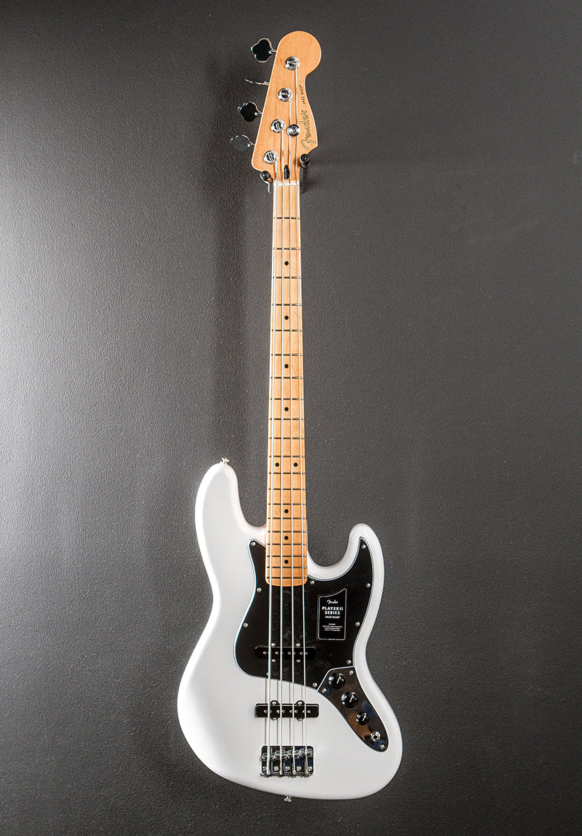 Player II Jazz Bass - Polar White w/Maple - Image 3