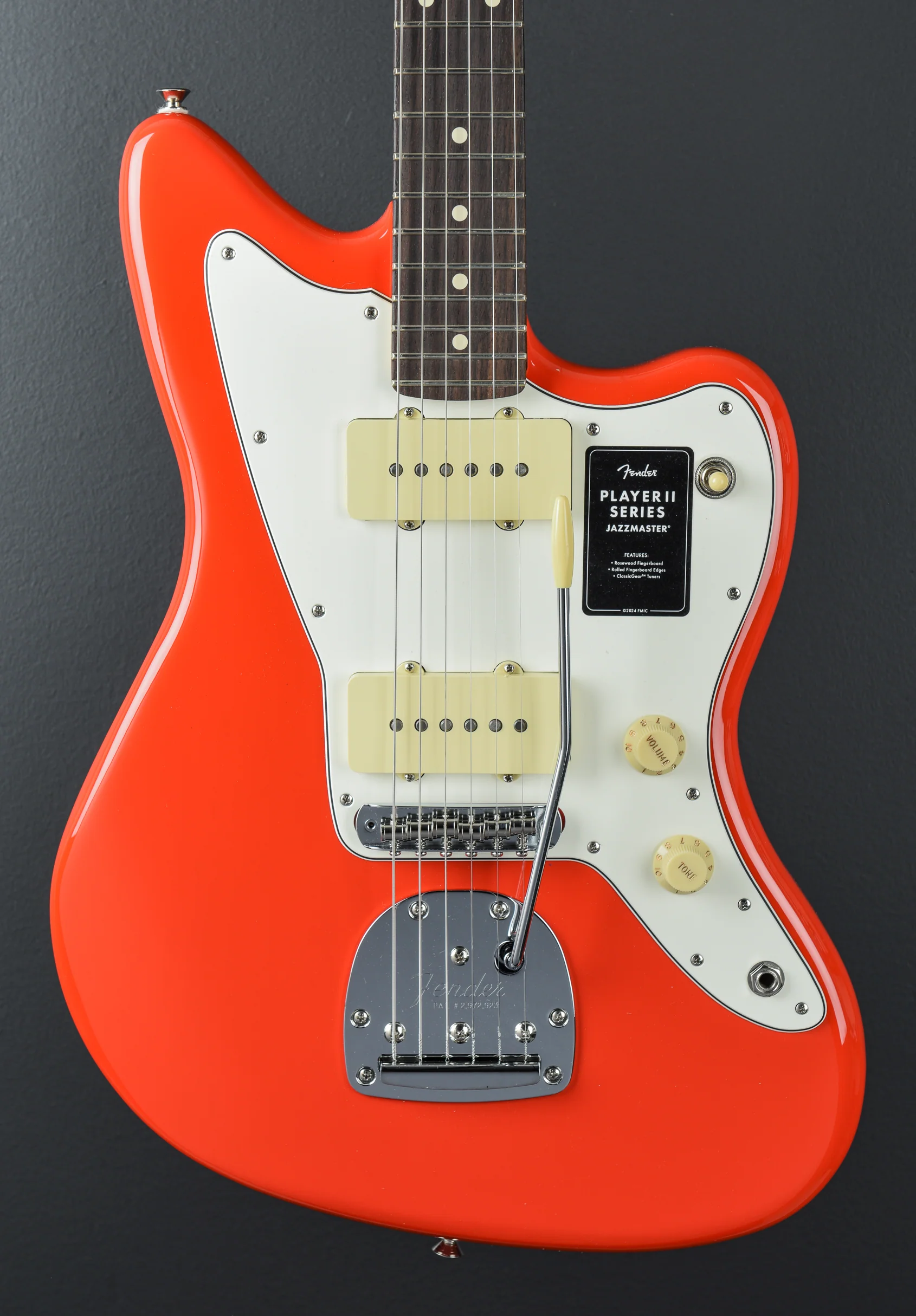 Player II Jazzmaster - Coral Red - Image 2