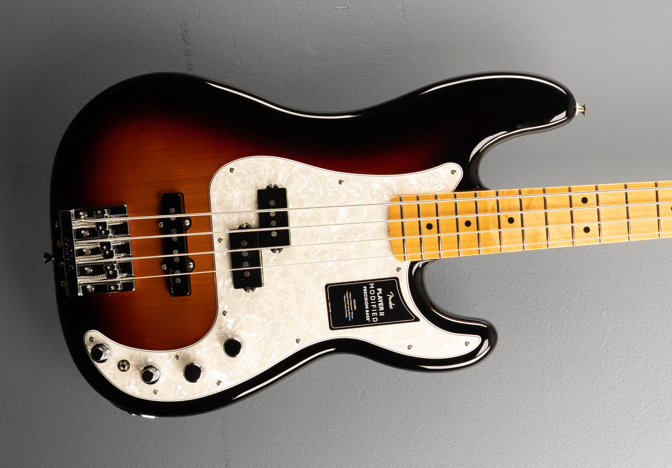 Player II Modified Active Precision Bass - 3 Tone Sunburst