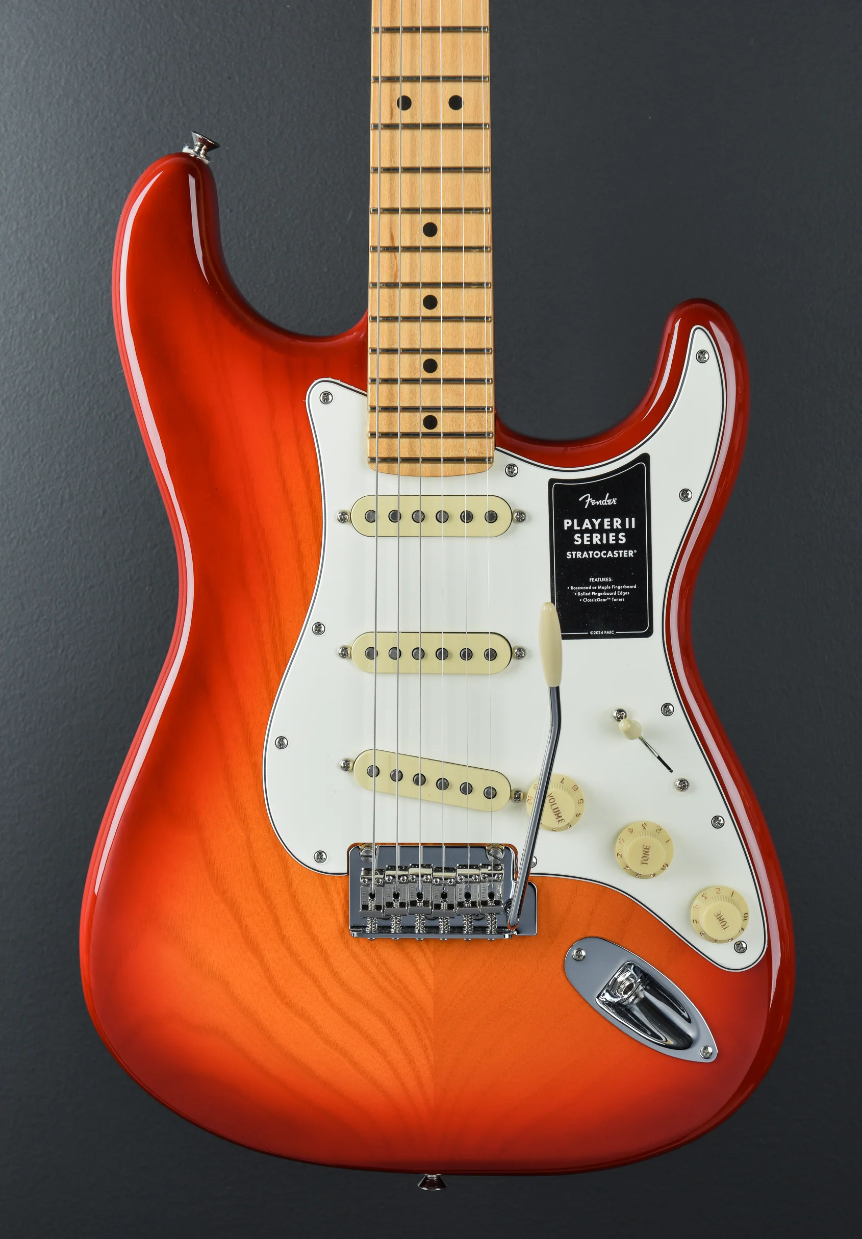 Player II Stratocaster - Aged Cherry Burst w/Maple - Image 2