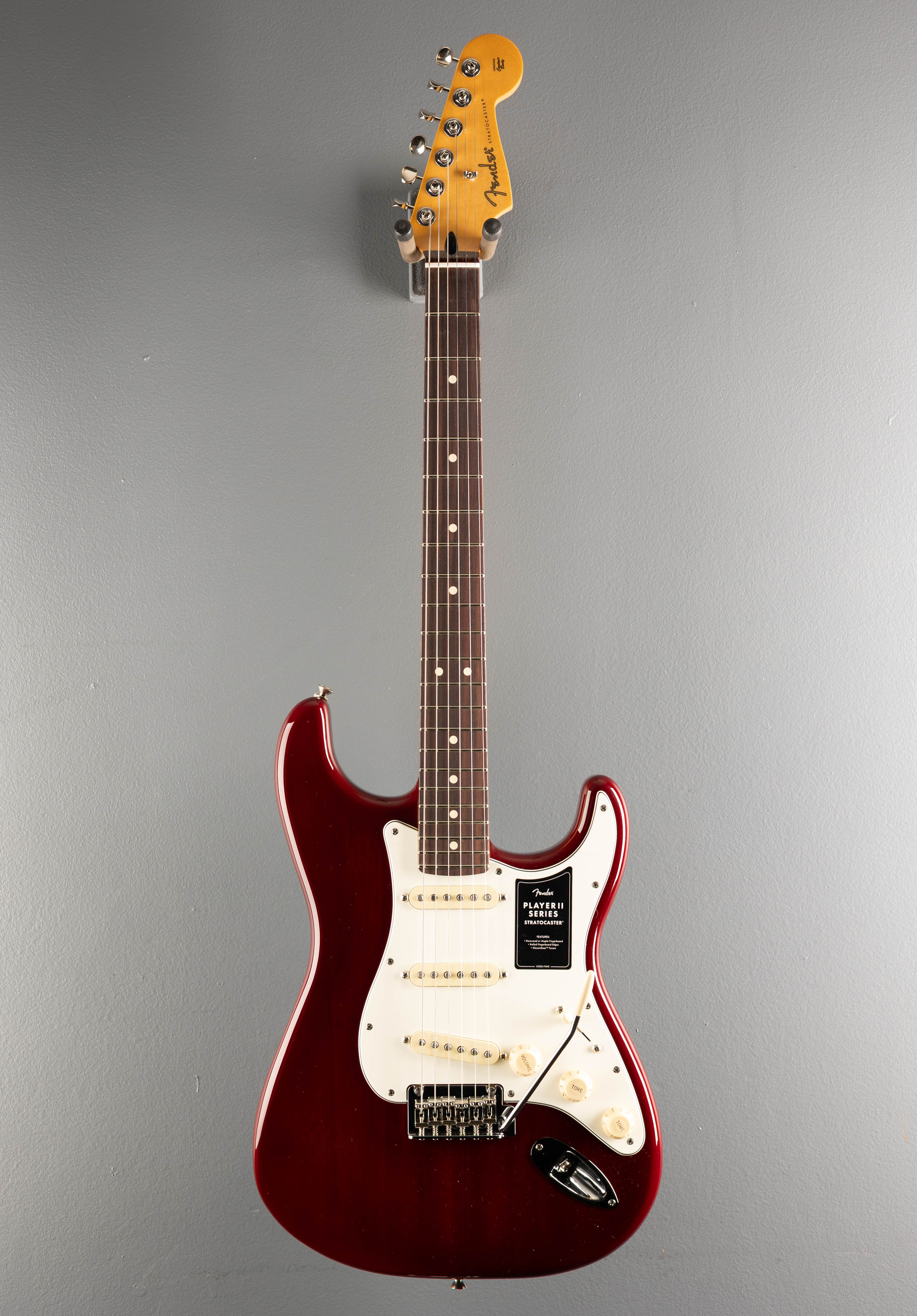 Player II Stratocaster - Transparent Cherry Burst - Image 3