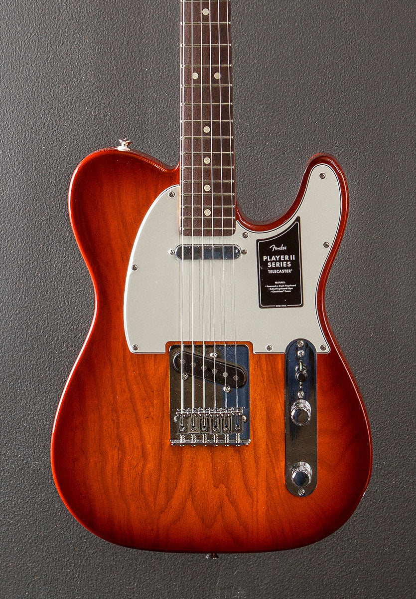 Player II Telecaster - Aged Cherry Burst w/Rosewood - Image 2