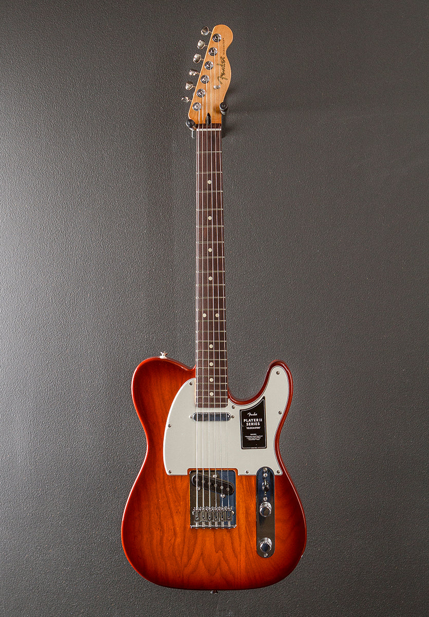 Player II Telecaster - Aged Cherry Burst w/Rosewood - Image 3