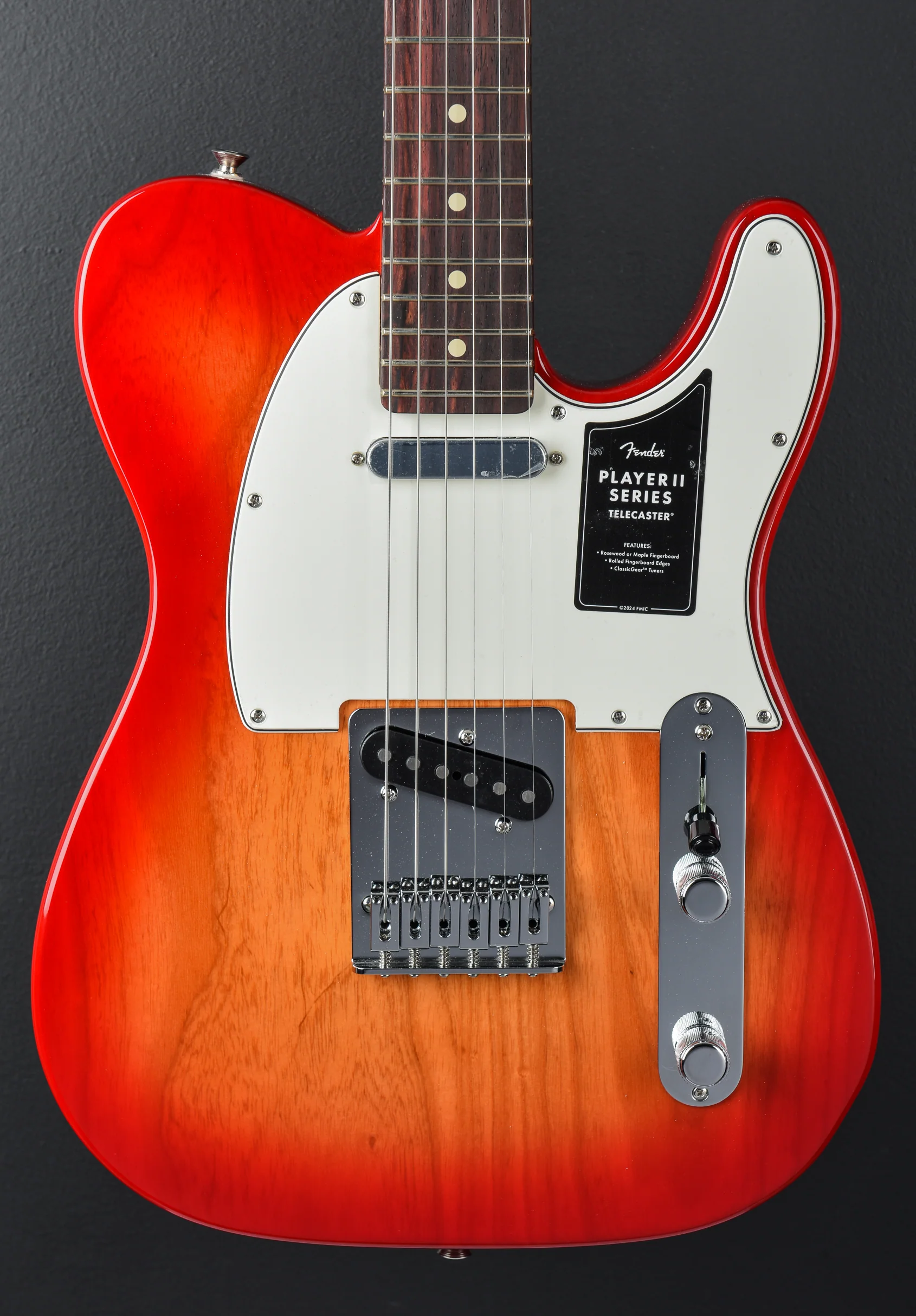 Player II Telecaster - Aged Cherry Burst w/Rosewood - Image 2