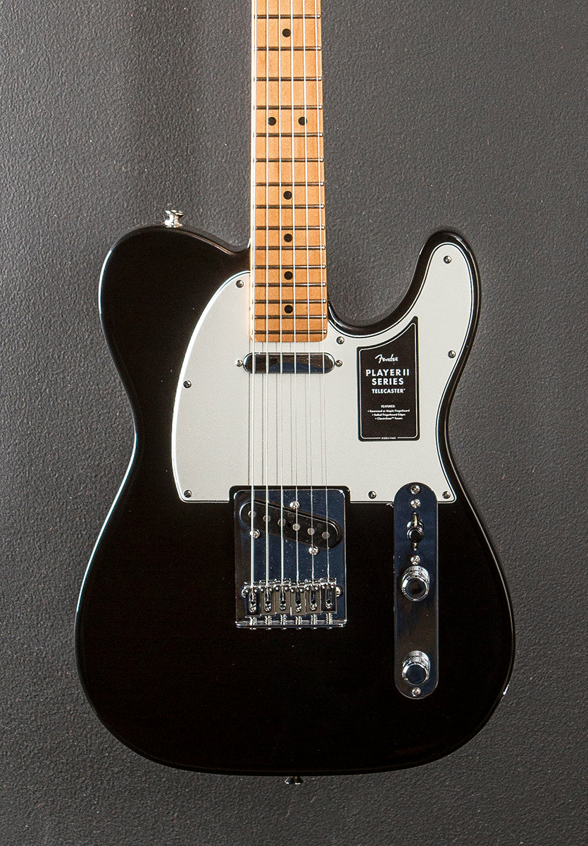 Player II Telecaster - Black w/Maple - Image 2