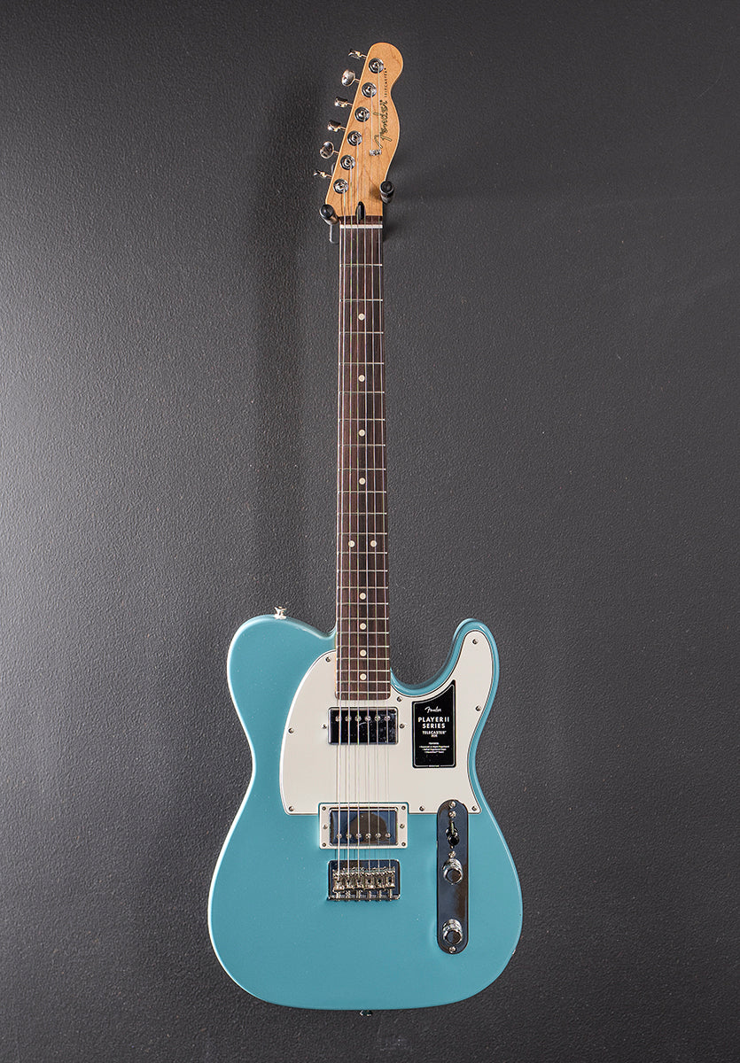 Player II Telecaster HH - Aquatone Blue w/Rosewood - Image 3