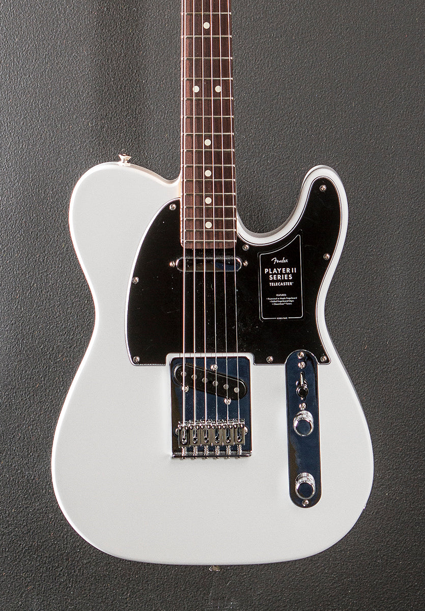 Player II Telecaster - Polar White w/Rosewood - Image 2