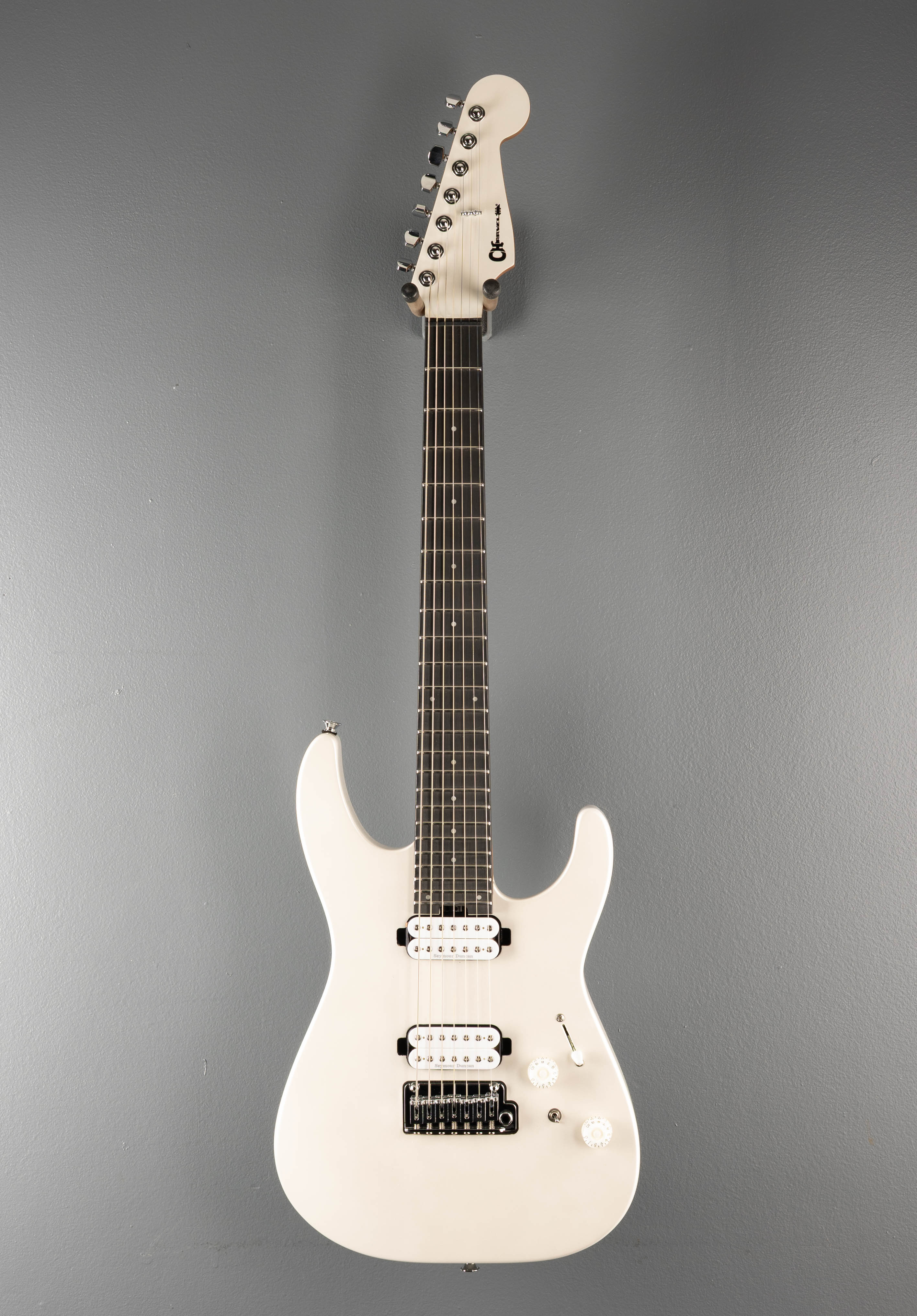 Pro-Mod Plus Dinky DK24-7 E HH 2PT - Celestial Silk - Image 3