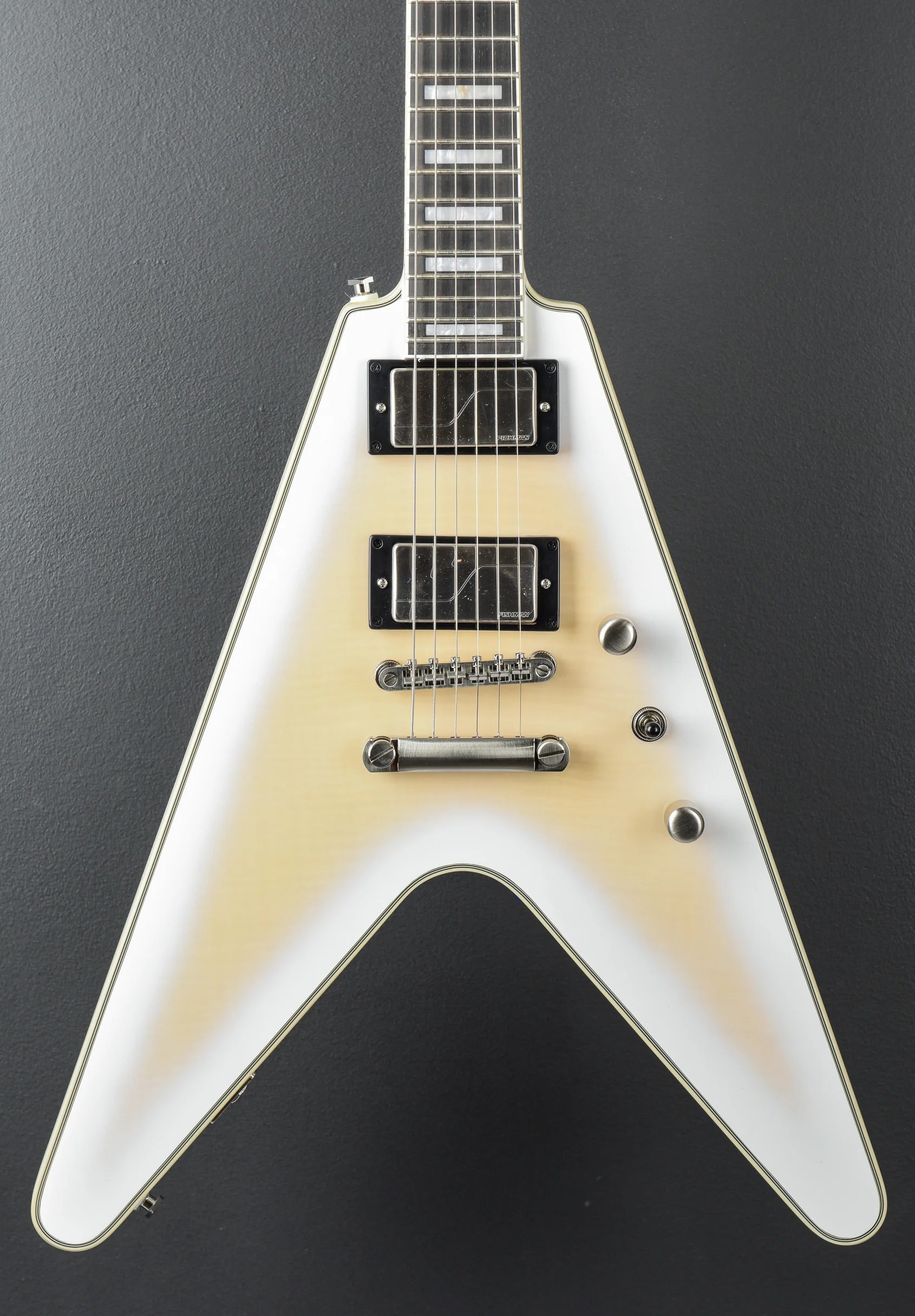 Prophecy Flying V - Aged White Tiger Burst - Image 2