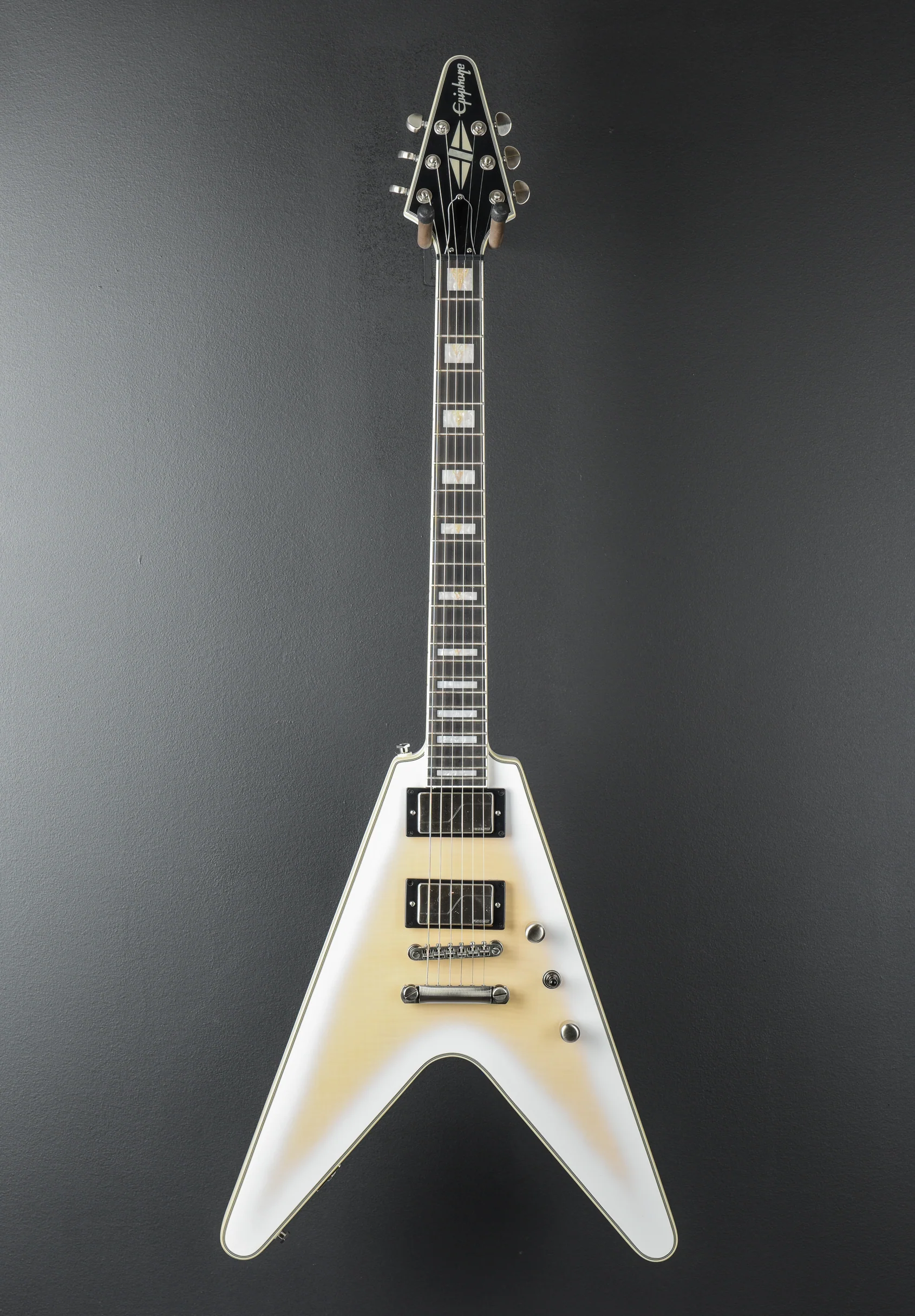 Prophecy Flying V - Aged White Tiger Burst - Image 3