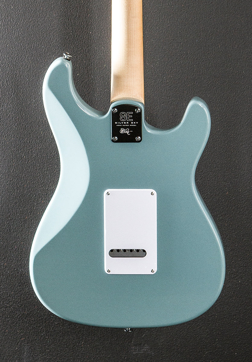 SE Silver Sky w/Rosewood Left Hand - Stone Blue - Image 4