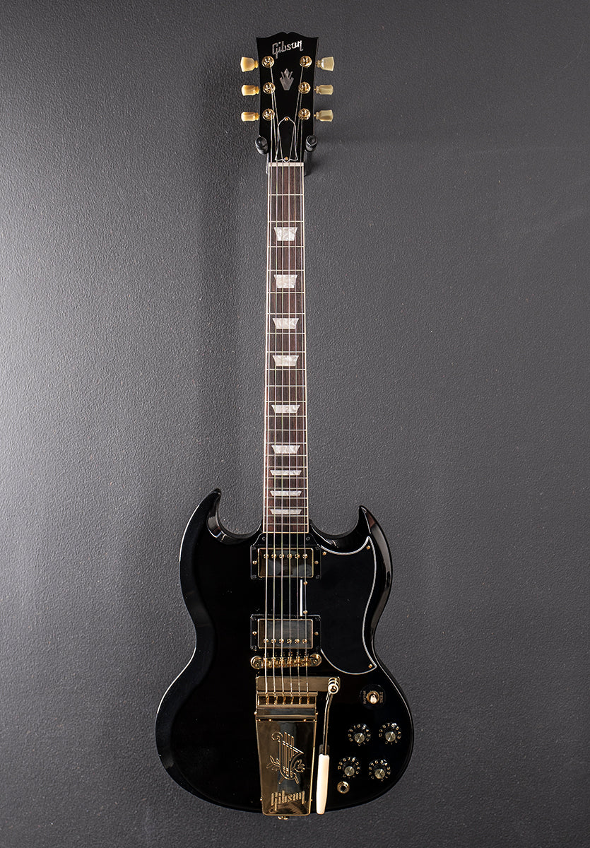 SG Standard '61 Maestro Vibrola T-Type w/'68 Appointments - Ebony - Image 3