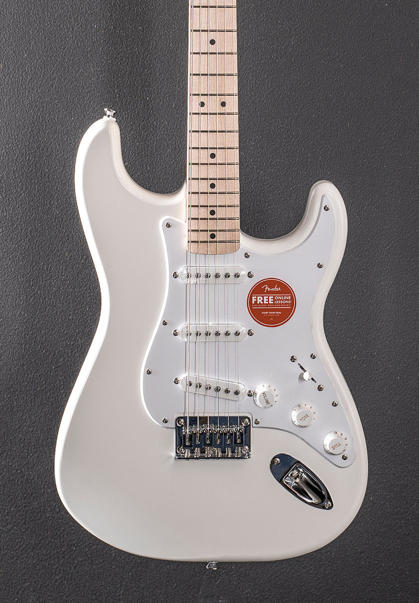 Sonic Stratocaster HT - Arctic White w/Maple - Image 2