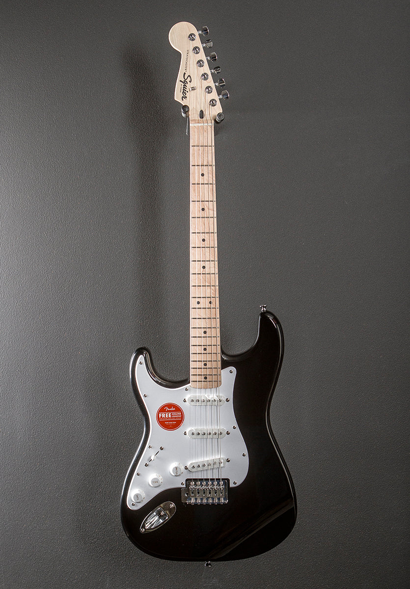 Sonic Stratocaster Left Hand - Black w/Maple - Image 3