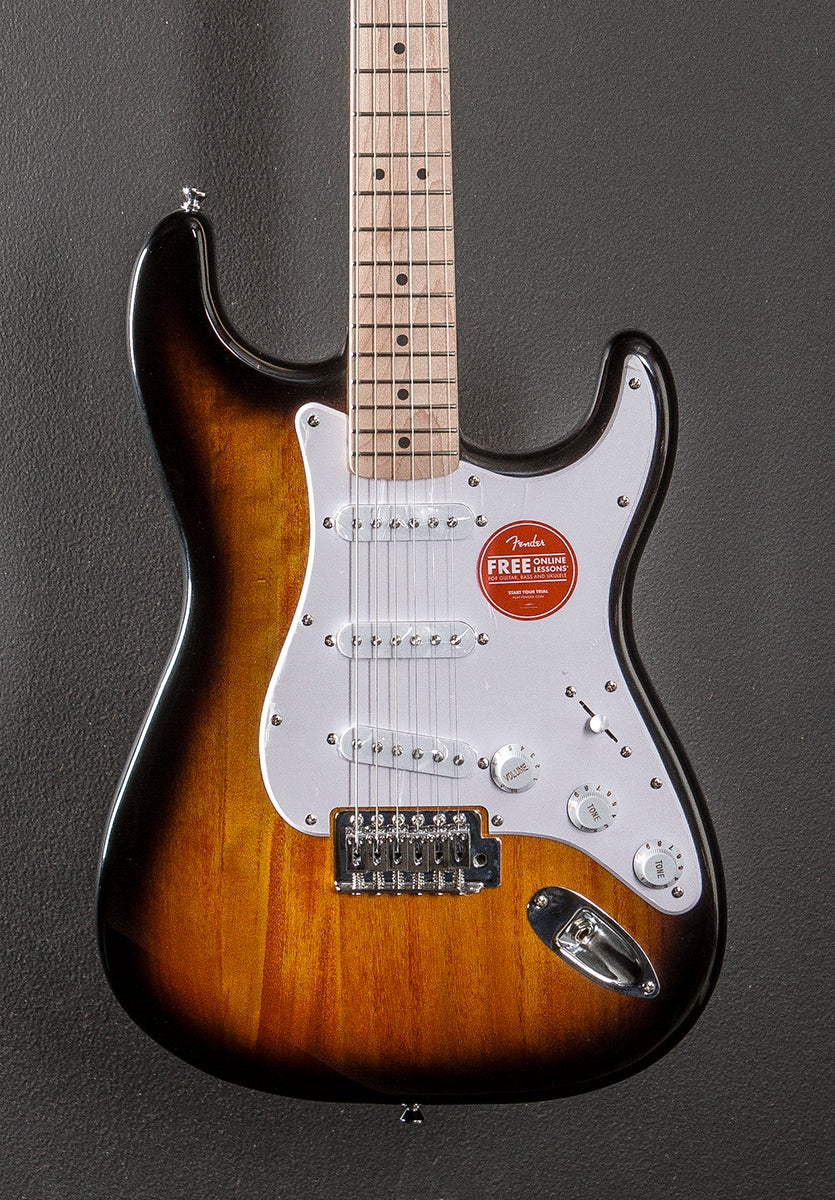 Sonic Stratocaster - Two Color Sunburst w/Maple - Image 2