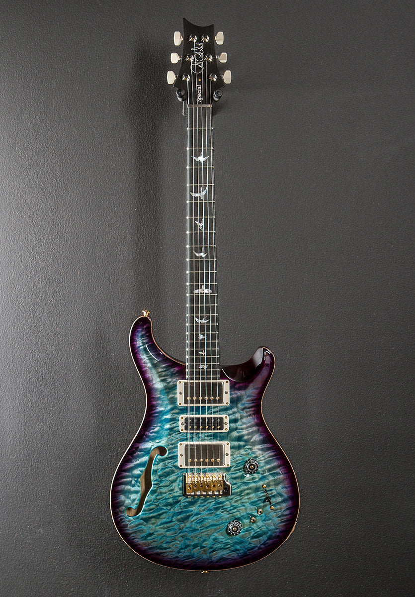 Special Semi-Hollow Wood Library Limited - Aquableux Purple Burst w/Korina - Image 3