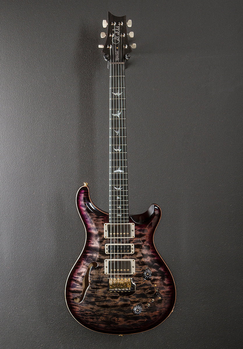 Special Semi-Hollow Wood Library Limited - Charcoal Purple Burst w/Korina - Image 3