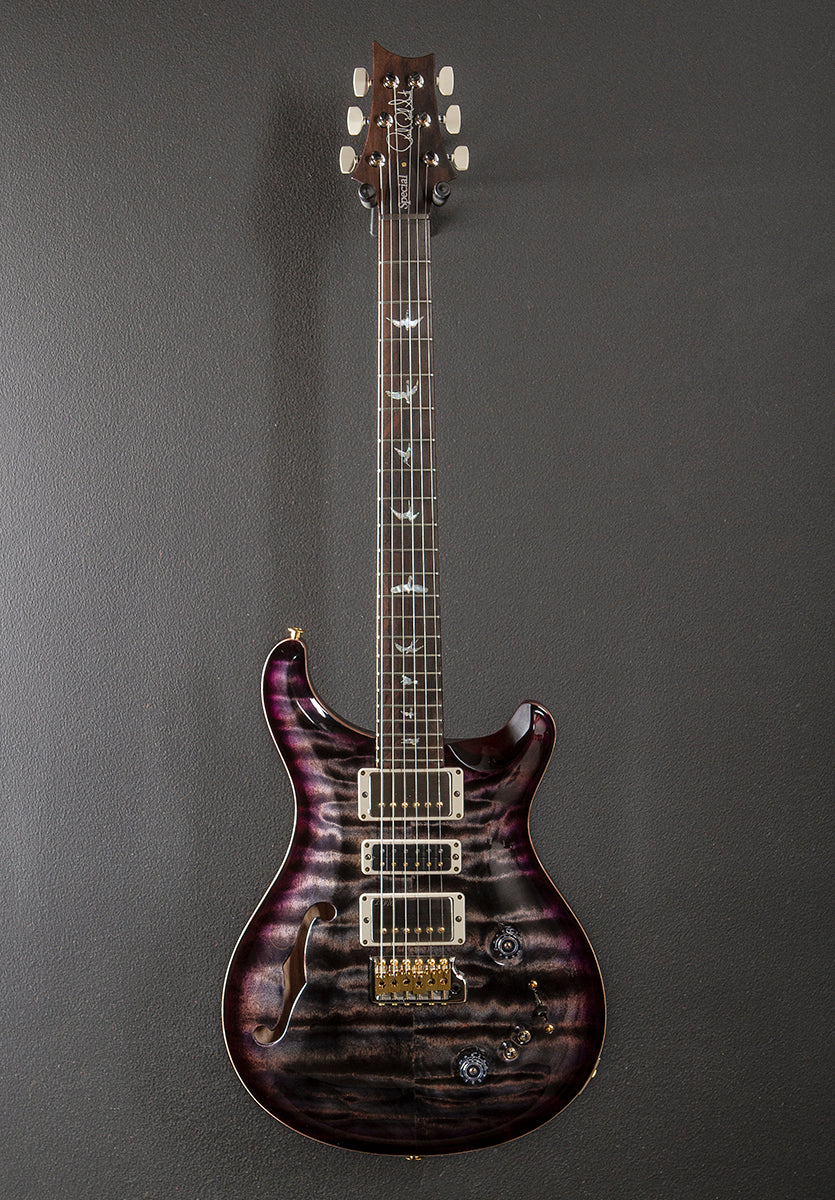 Special Semi-Hollow Wood Library Limited - Charcoal Purple Burst w/Swamp Ash - Image 3