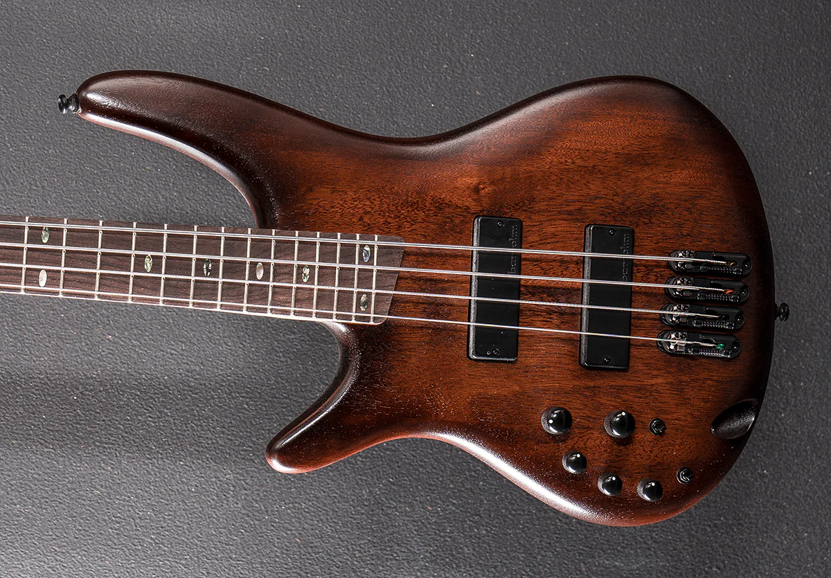 SR500A Bass Left Hand - Mahogany Brown Burst Low Gloss