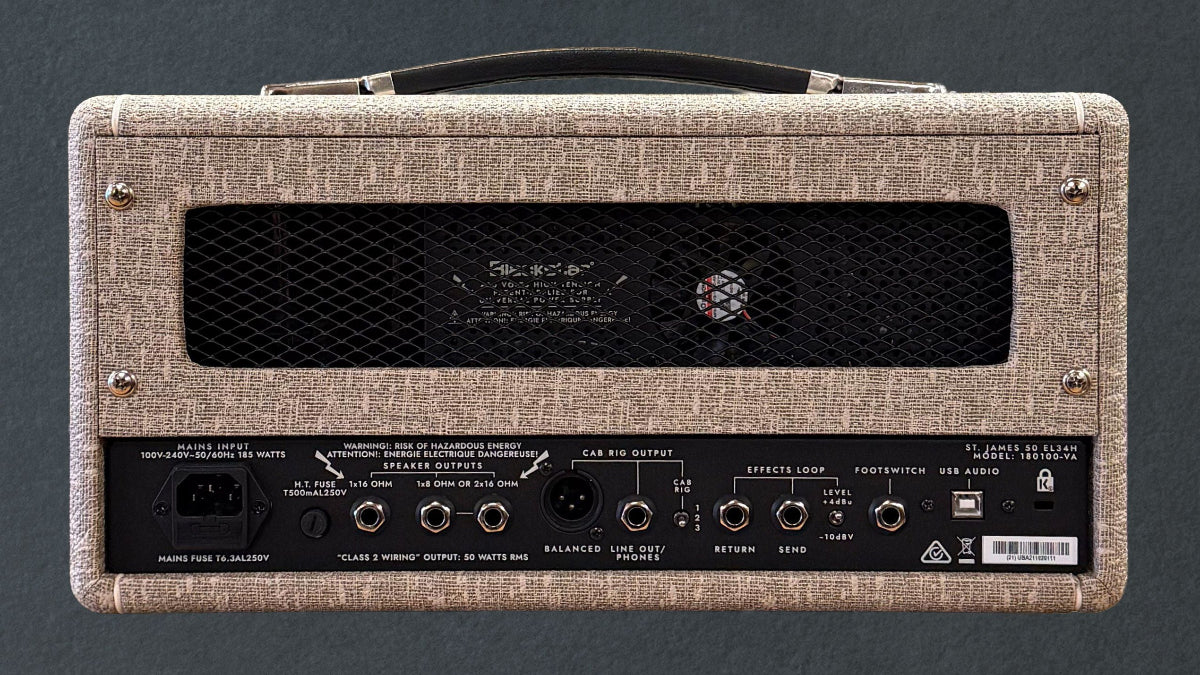 St. James 50-watt Tube Head with EL34 Tubes, Recent - Image 2