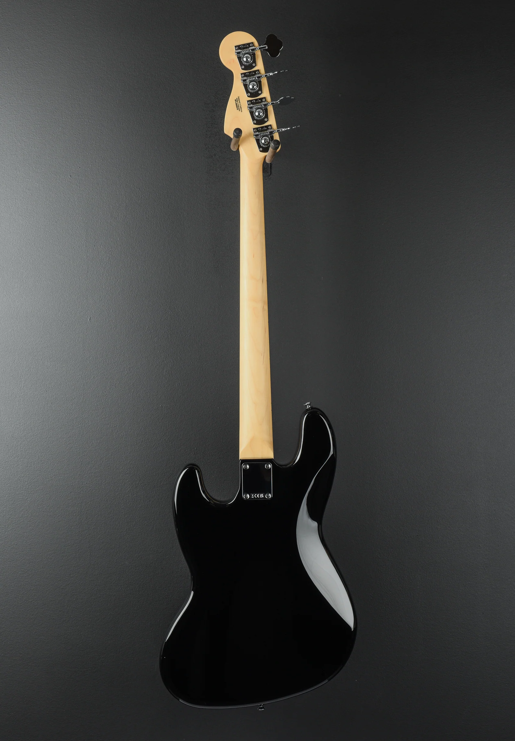 Standard Jazz Bass - Black w/Maple - Image 5