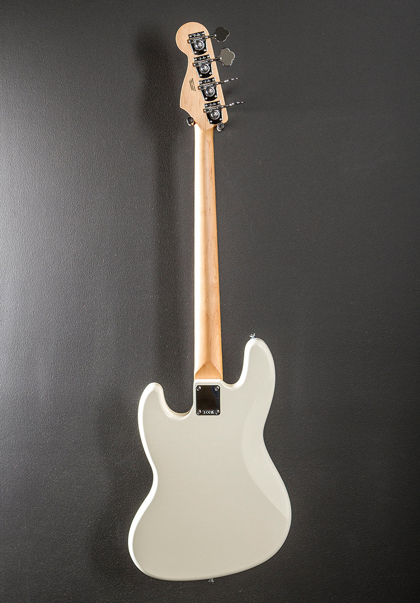 Standard Jazz Bass - Olympic White w/Indian Laurel - Image 5