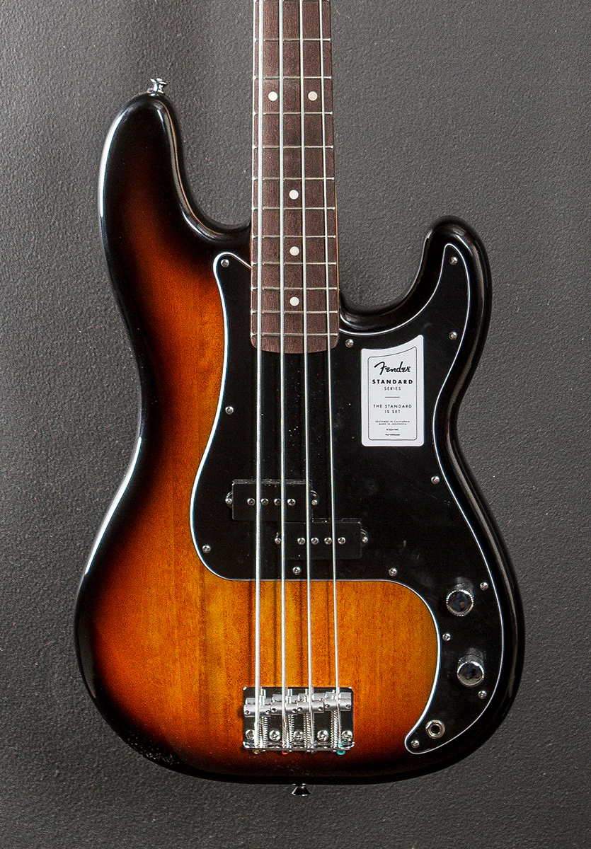 Standard Precision Bass - 3 Color Sunburst w/Indian Laurel - Image 2