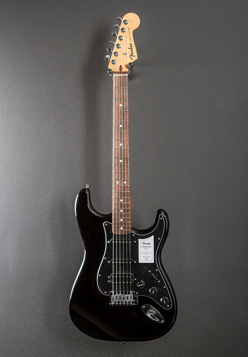Standard Stratocaster HSS - Black w/Indian Laurel - Image 3