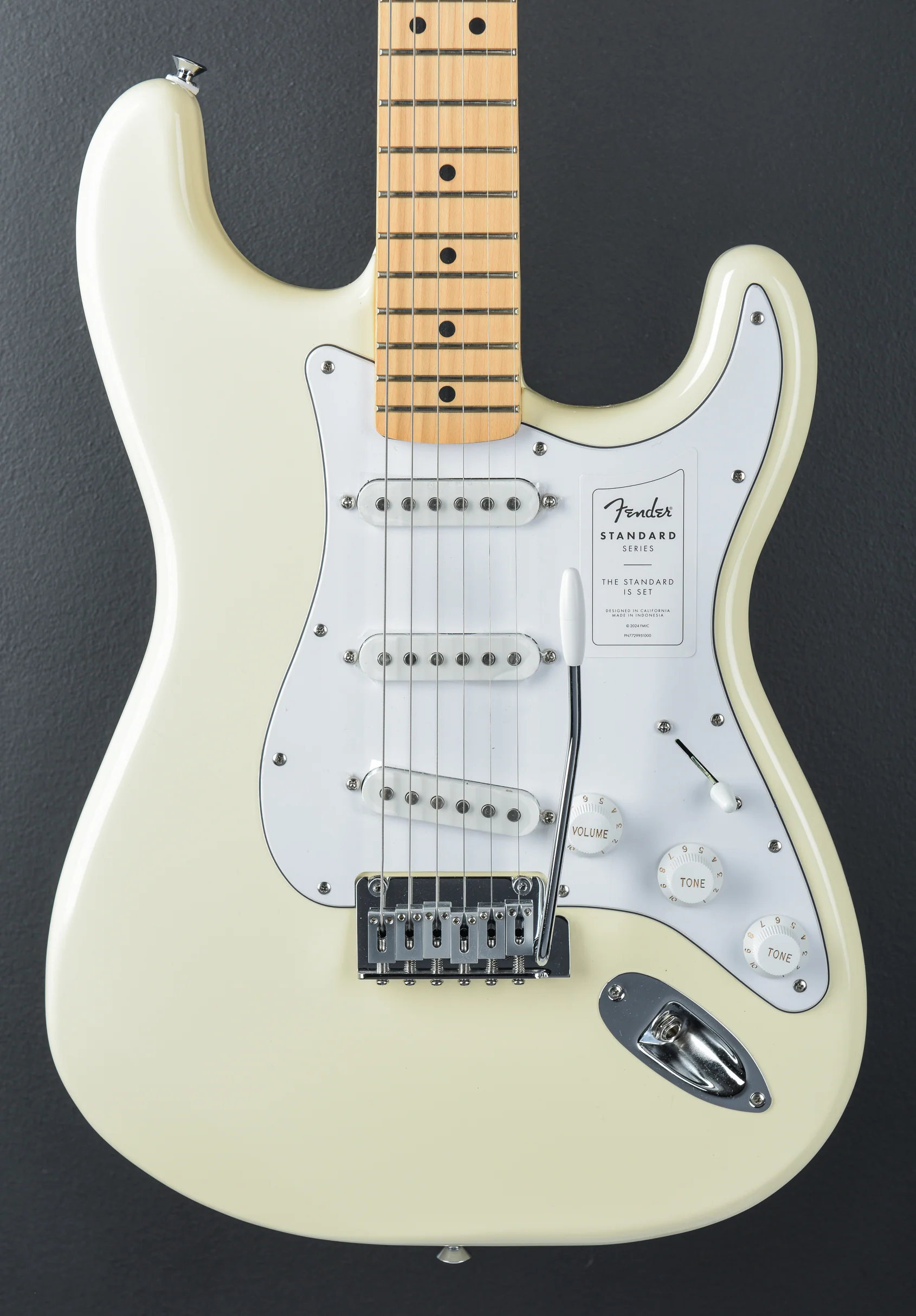 Standard Stratocaster - Olympic White w/Maple - Image 2