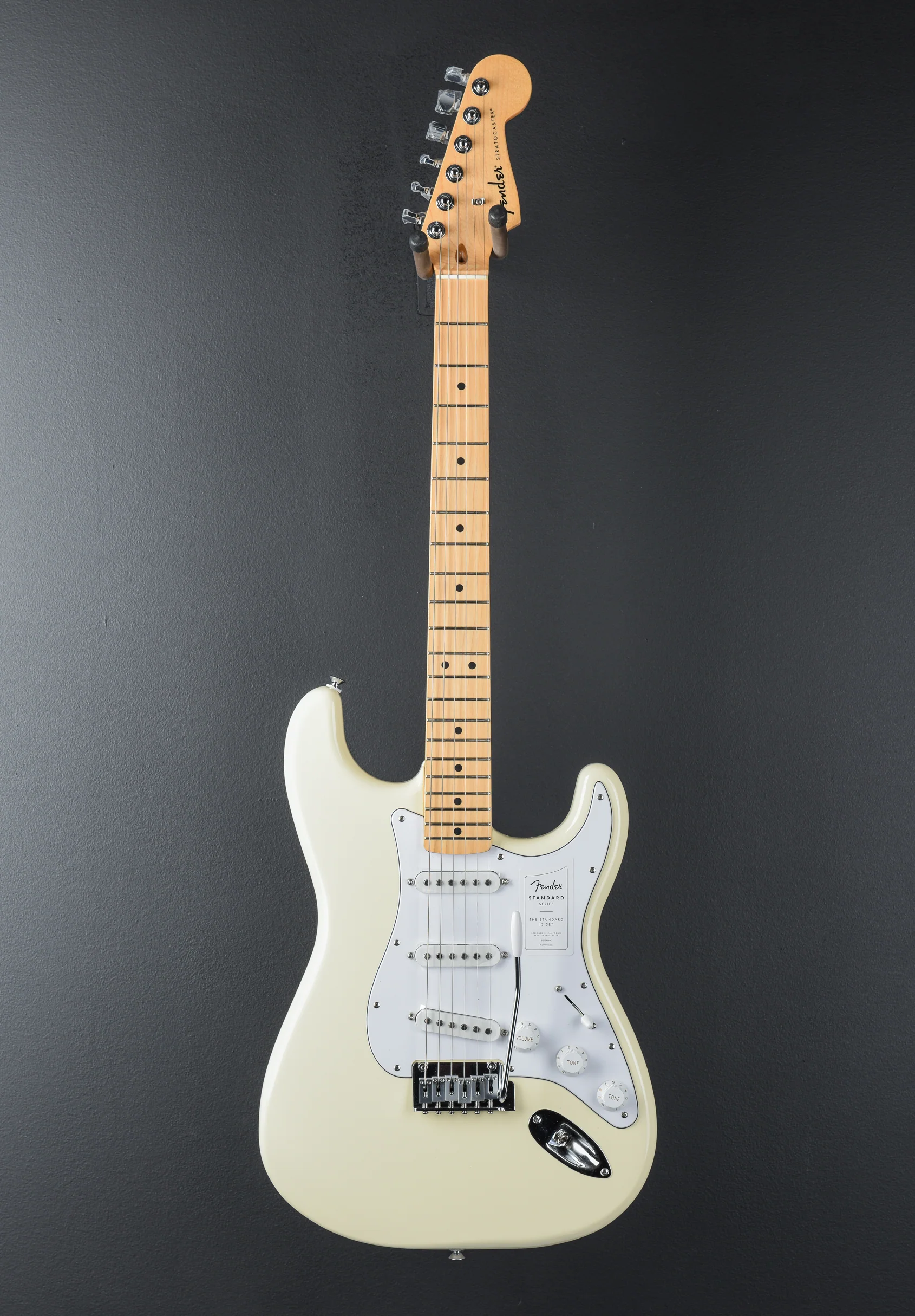 Standard Stratocaster - Olympic White w/Maple - Image 3