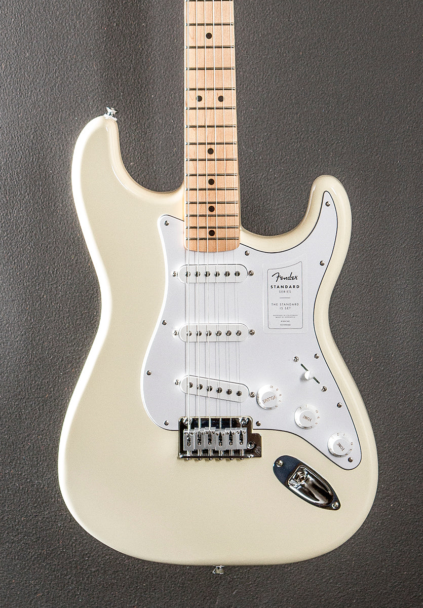 Standard Stratocaster - Olympic White w/Maple - Image 2
