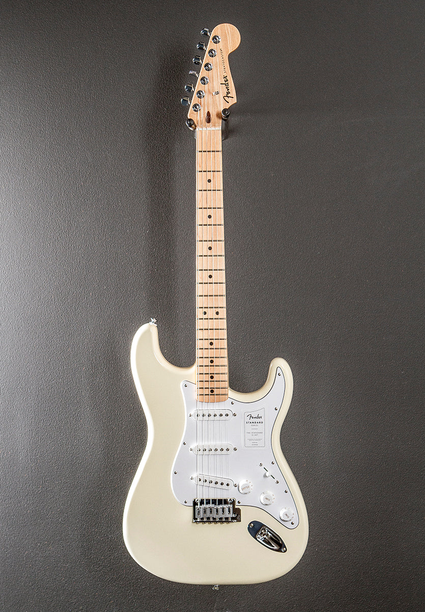 Standard Stratocaster - Olympic White w/Maple - Image 3