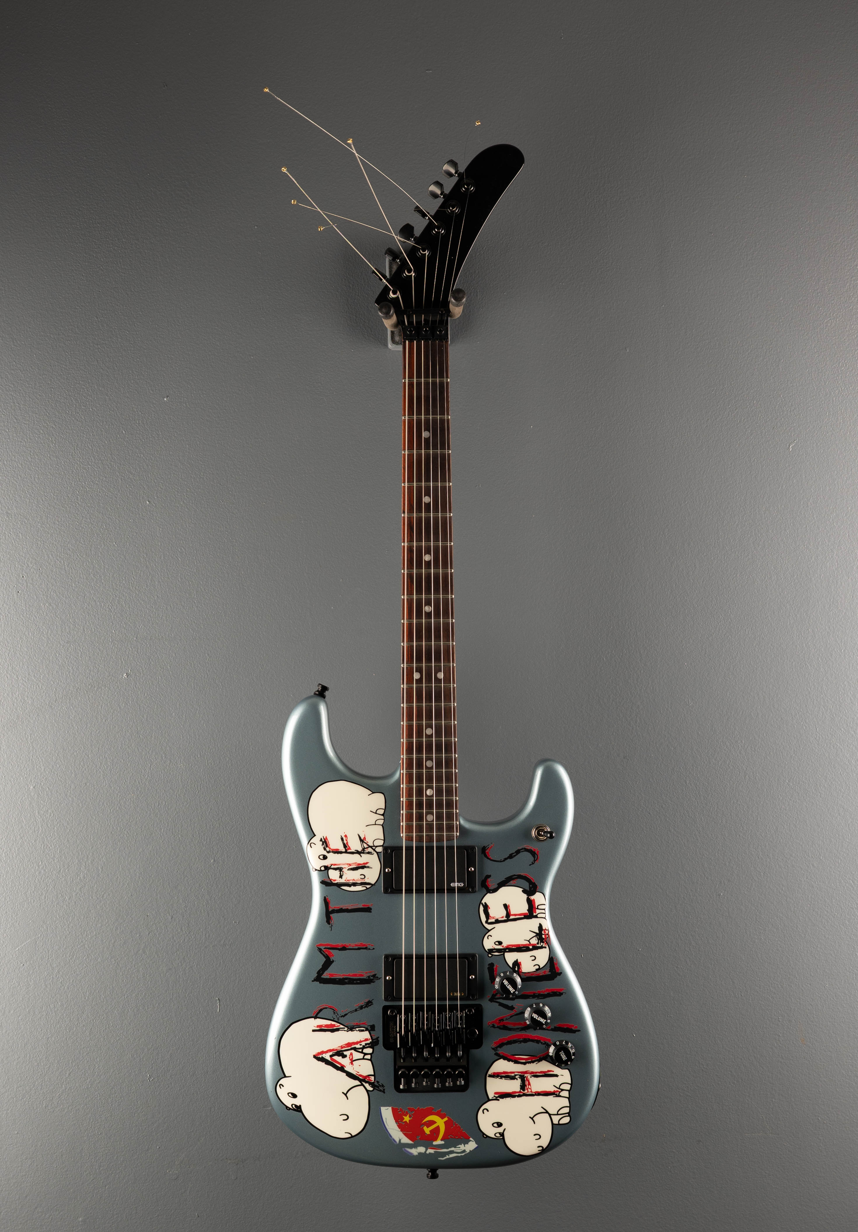 Tom Morello "Arm The Homeless" Signature - Blue Ice Metallic - Image 3