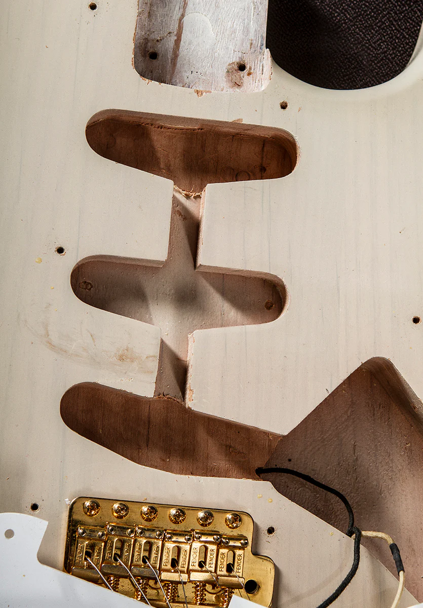 Used American Vintage '57 Reissue Strat, Recent - Image 6