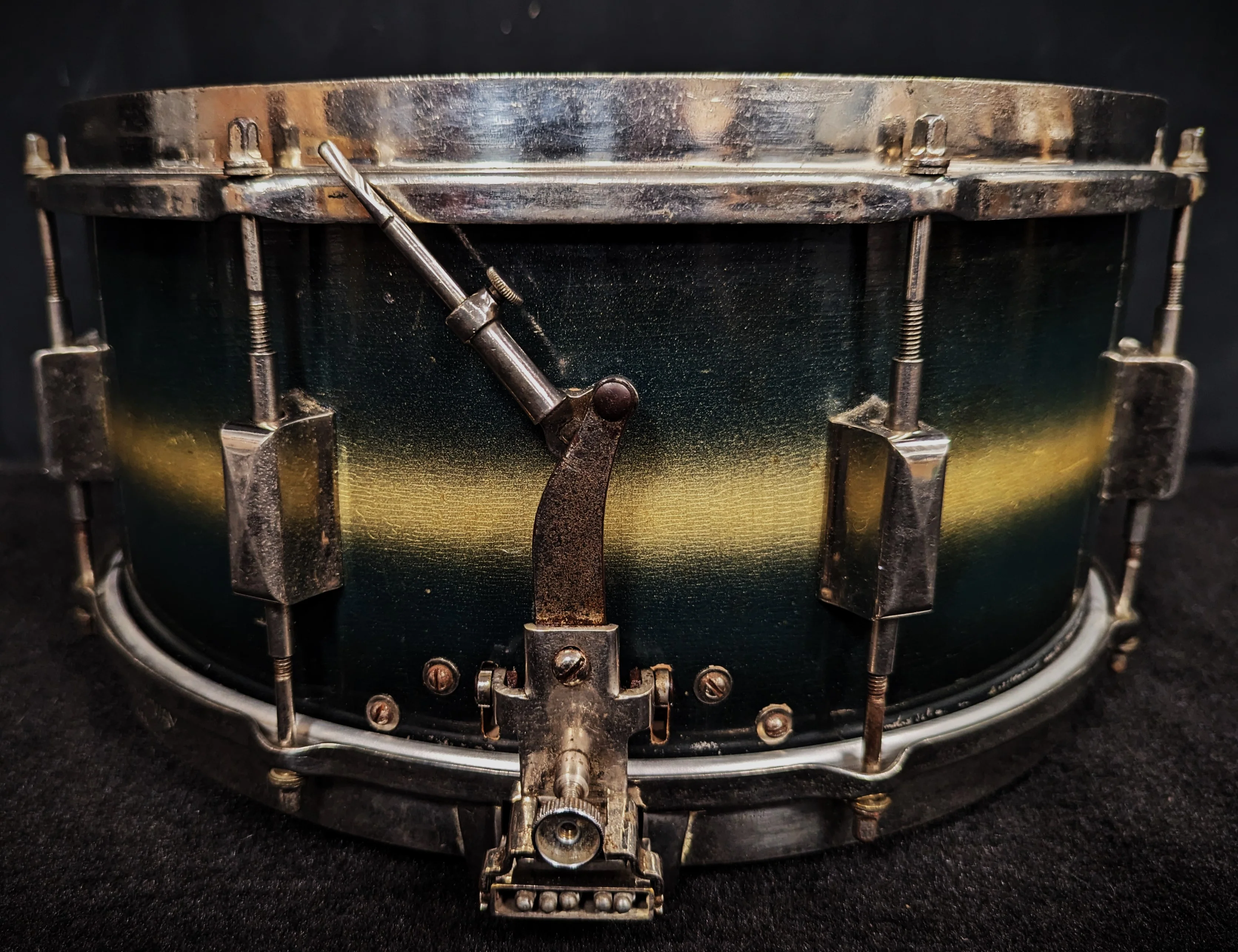 Vintage 1936 Broadway Parallel Snare - Image 2