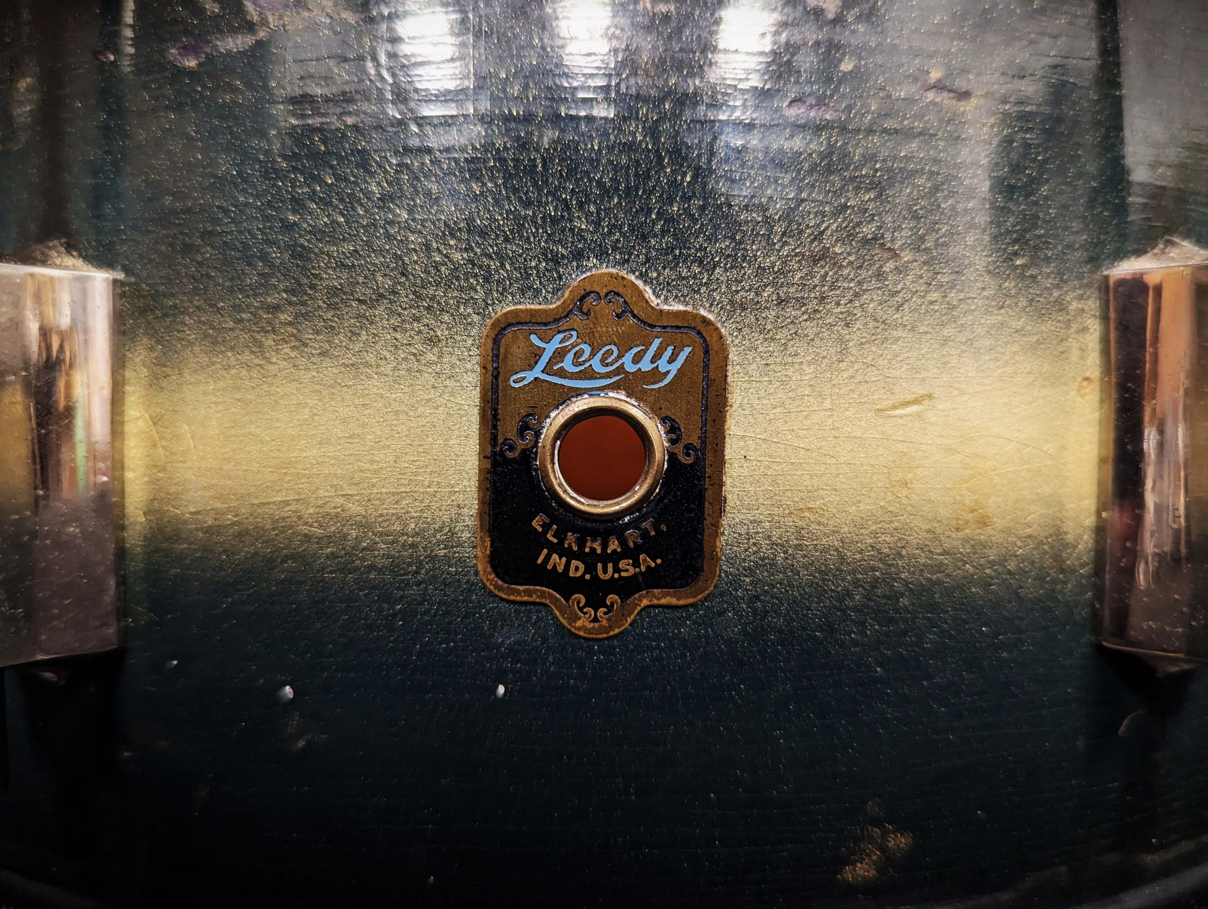 Vintage 1936 Broadway Parallel Snare - Image 7