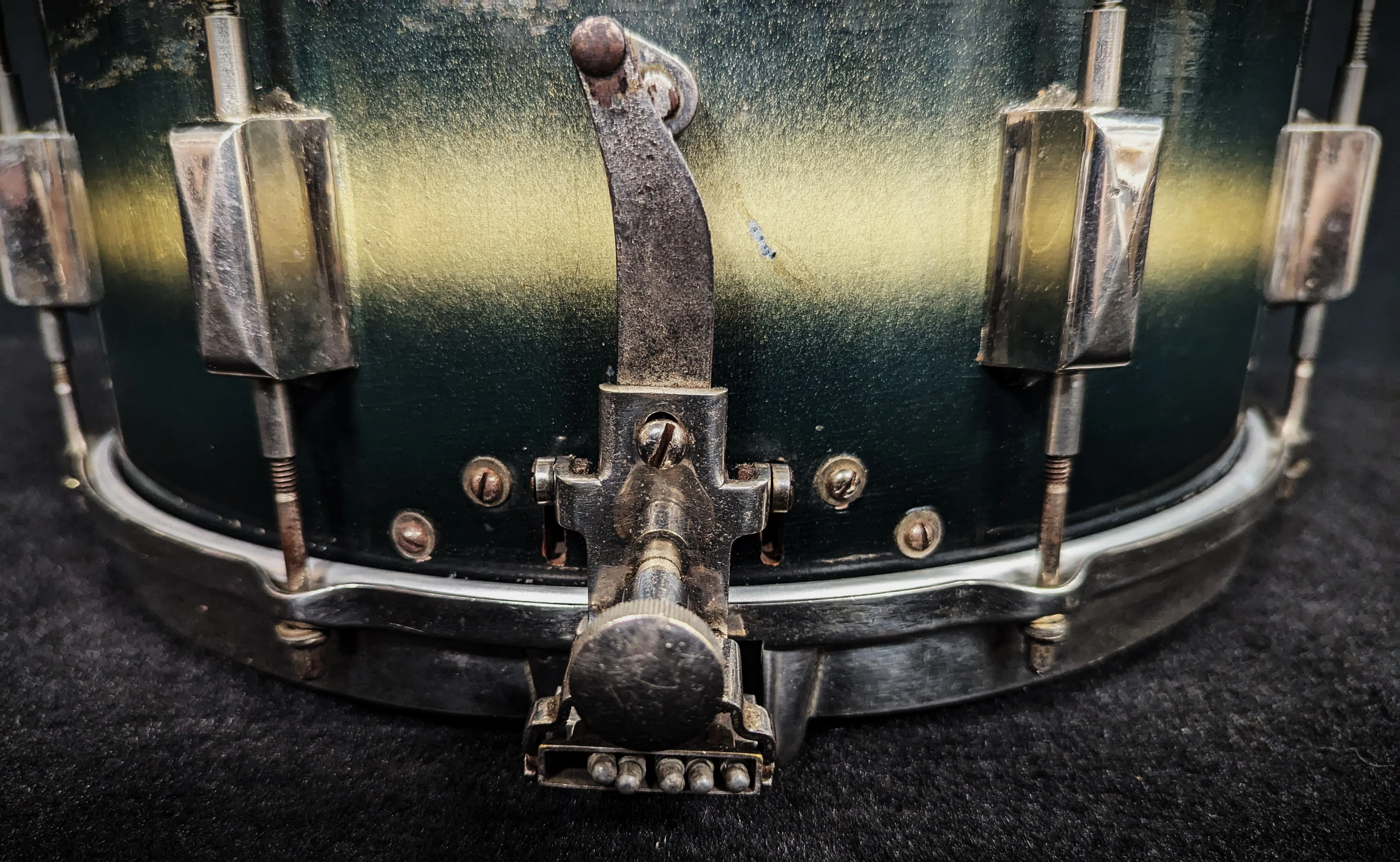 Vintage 1936 Broadway Parallel Snare - Image 8