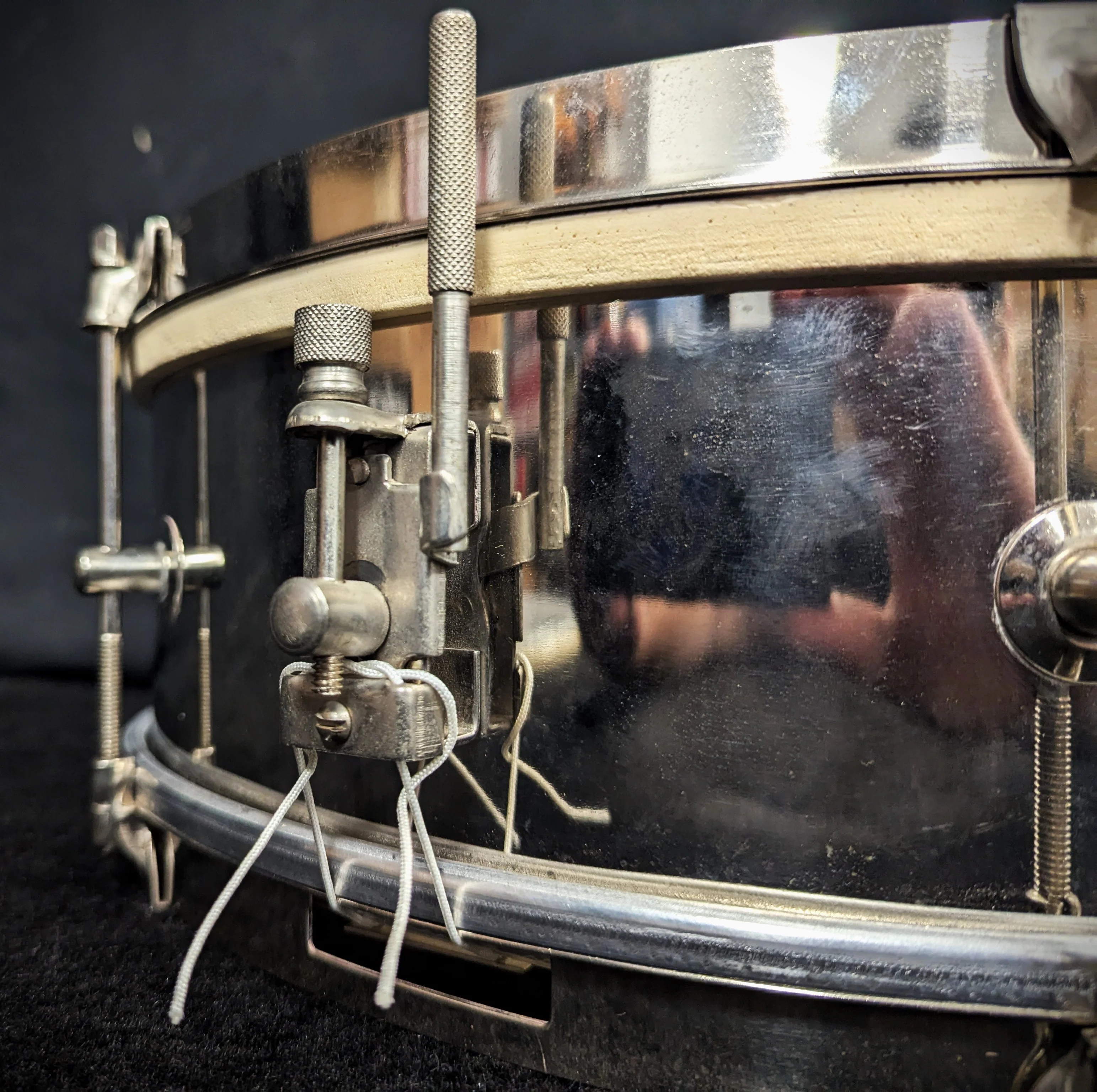 Vintage Late 1950s Steel Snare - Image 2