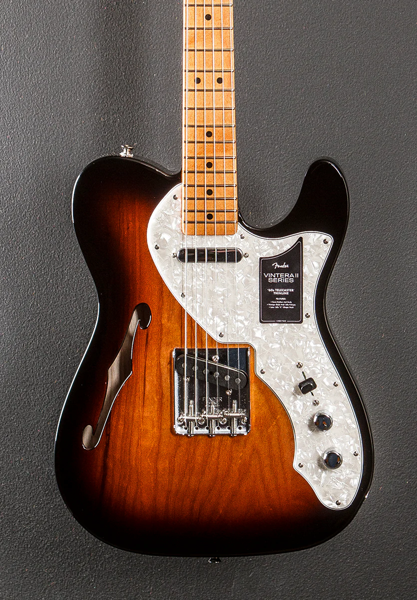 Vintera II 60's Telecaster Thinline - 3 Color Sunburst - Image 2
