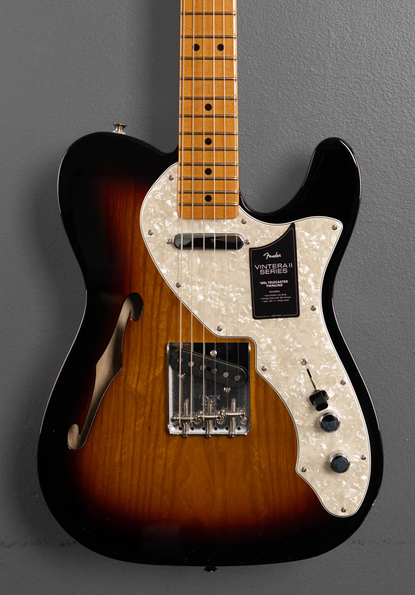 Vintera II 60's Telecaster Thinline - 3 Color Sunburst - Image 2
