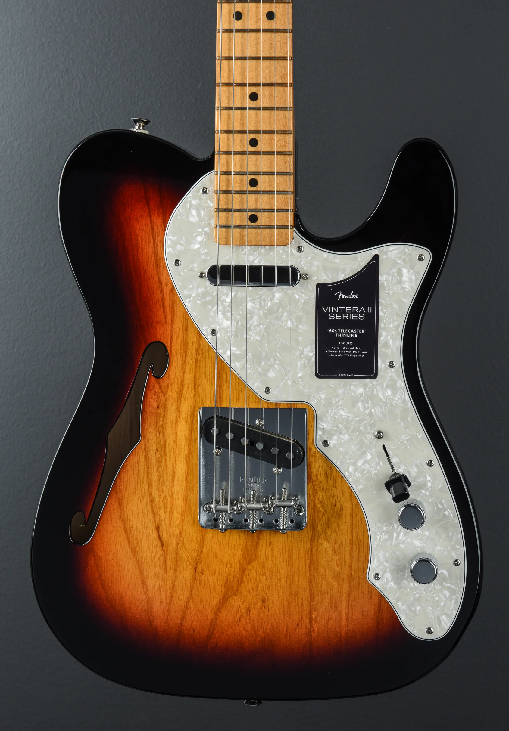 Vintera II 60's Telecaster Thinline - 3 Color Sunburst - Image 2